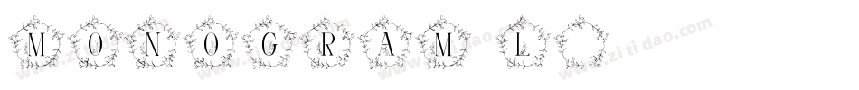 MONOGRAM L字体转换